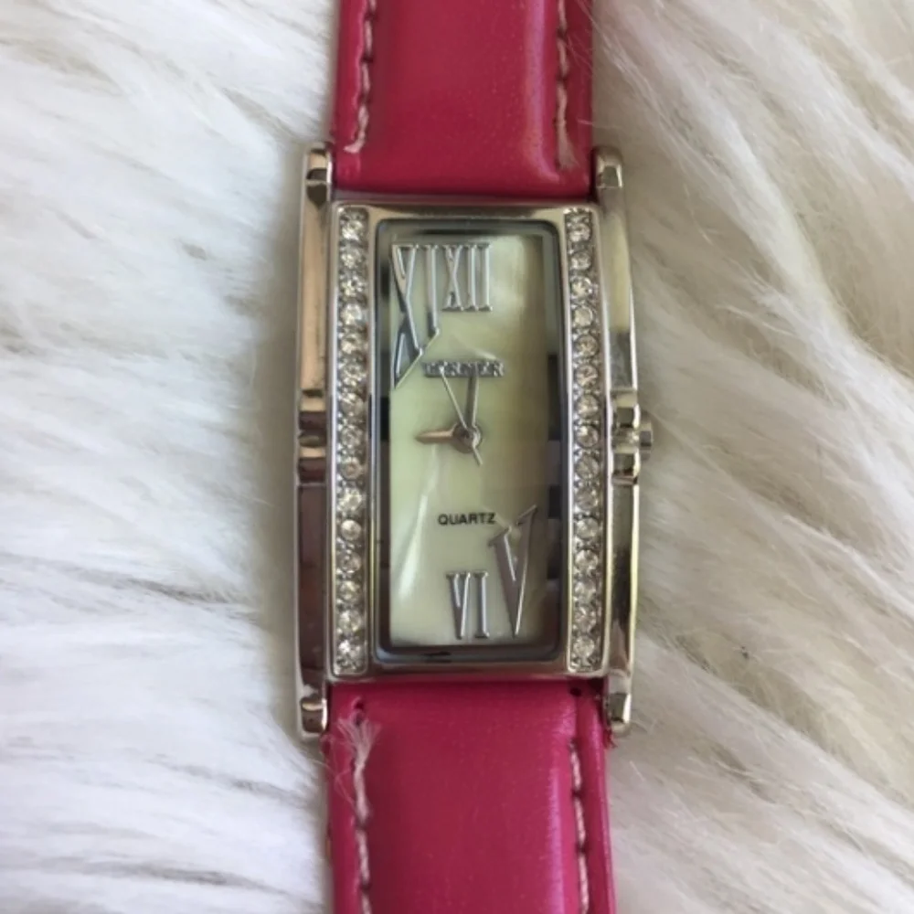Terner Pink Rhinestone Watch